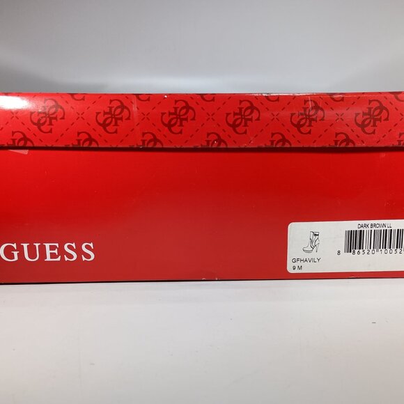 GUESS Stiletto Ankle Boots-Booties Brown Size: 9M w/Box - Picture 16 of 16